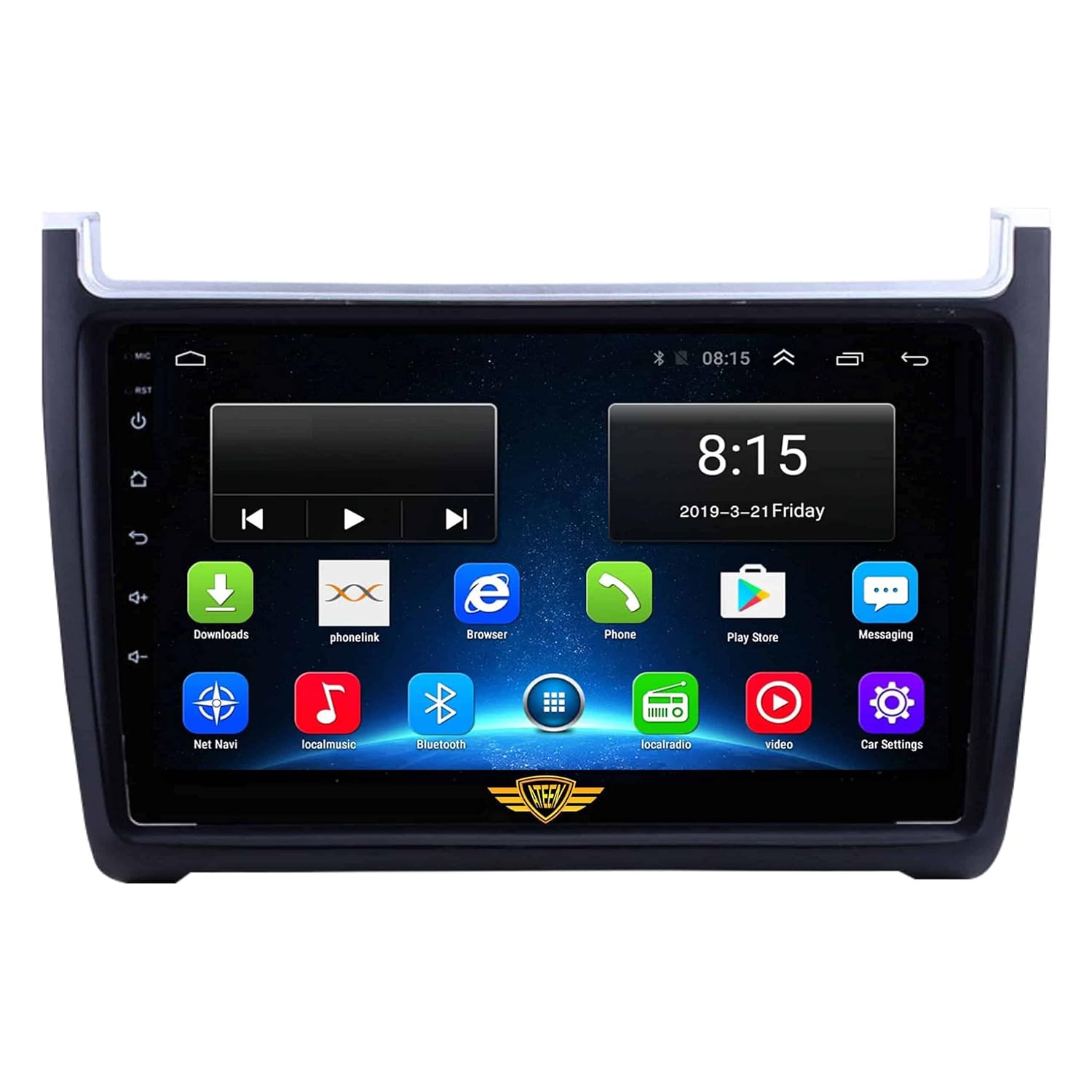 Ateen Skoda Rapid 9" inch Double din Android Music System/Player/Stereo
