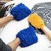 Parent Geniuses Premium Microfiber Cleaning Mitts - 2 Large Ultra Plush Car Wash Mitts - with a Kids Wash Mitt so They can Help