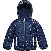 Rokka&Rolla Baby Puffer Jacket Girls Lightweight Winter Coat for Newborn Toddler Kids (18-24M, 2T-4T)
