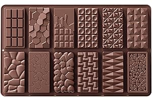 Chocolate Molds Silicone | Silicone Chocolate Molds Bar - Non-Stick Candy, Nutrition Cereal Bar, Heat Resistance