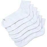 Men’s Ankle Socks, Soft Breathable Cotton Blend, Cushioned with Mesh Ventilation and Arch Support (Multipack)