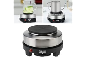 Potlimepan Hot Plate for Moka Pot,500W Small Electric Hot Plate,Mini Stove Portable Stove,Hot Burner Cooktop Electric Heater for Home Kitchen