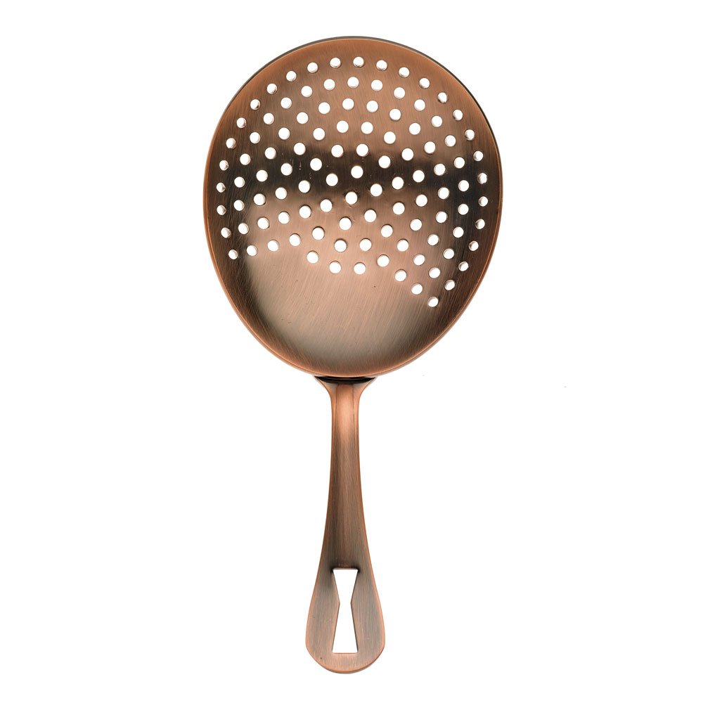 Bar Fly M37028ACP Bar Strainer, 18-8 Stainless Steel, Antique Copper