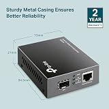 TP-Link MC220L Gigabit Ethernet Media Converter 1000M RJ45 Fiber UTP 5e view 2