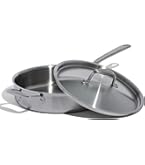 Padella Saucier In Acciaio Inox 3 Quarti - Made In Italy, 5 Strati, Per Induzione (25.4 Cm)