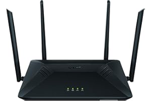 D-Link AC1750 High-Power Wi-Fi Gigabit Router, Dual Band, MU-MIMO, QoS, SmartConnect, 3X3 Wireless, 4 Gigabit Ports, WiFi Cov