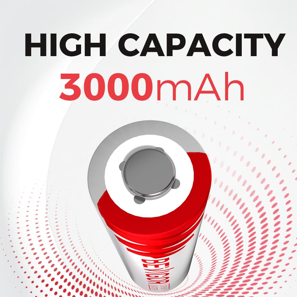 BEVIGOR AA-Lithium-Batterien 8 Stück, 3000mAh 1.5V High Capacity Dual A Lithium-Batterien, Nicht wiederaufladbare AA-Batterien, geeignet für eine Vielzahl von Haushaltsgeräten, Sicherheitsausrüstung 4