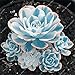 Seeds Shopp 100 Seeds/Pack Mini Potted Succulents Seed Stone Blue Lotus Flower Seeds Garden Decoration Bonsai Flower Seeds DIY Potted Plants