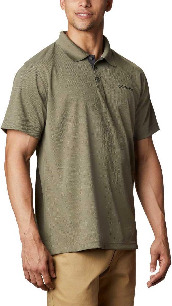 Columbia Men's Utilizer Short Sleeve Polo Shirt: Sports & Outdoors