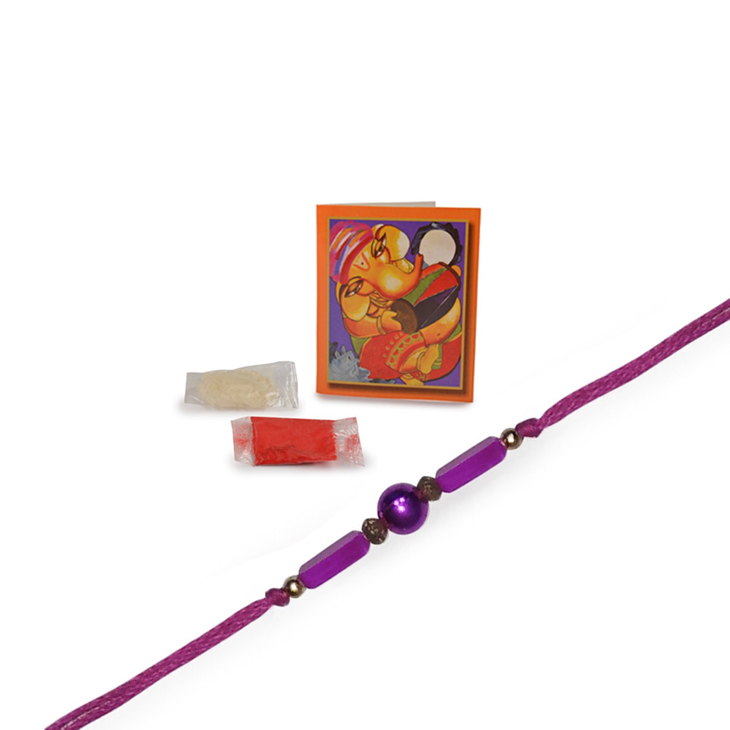 stylemyway set of 4 rakhi with tilak for men