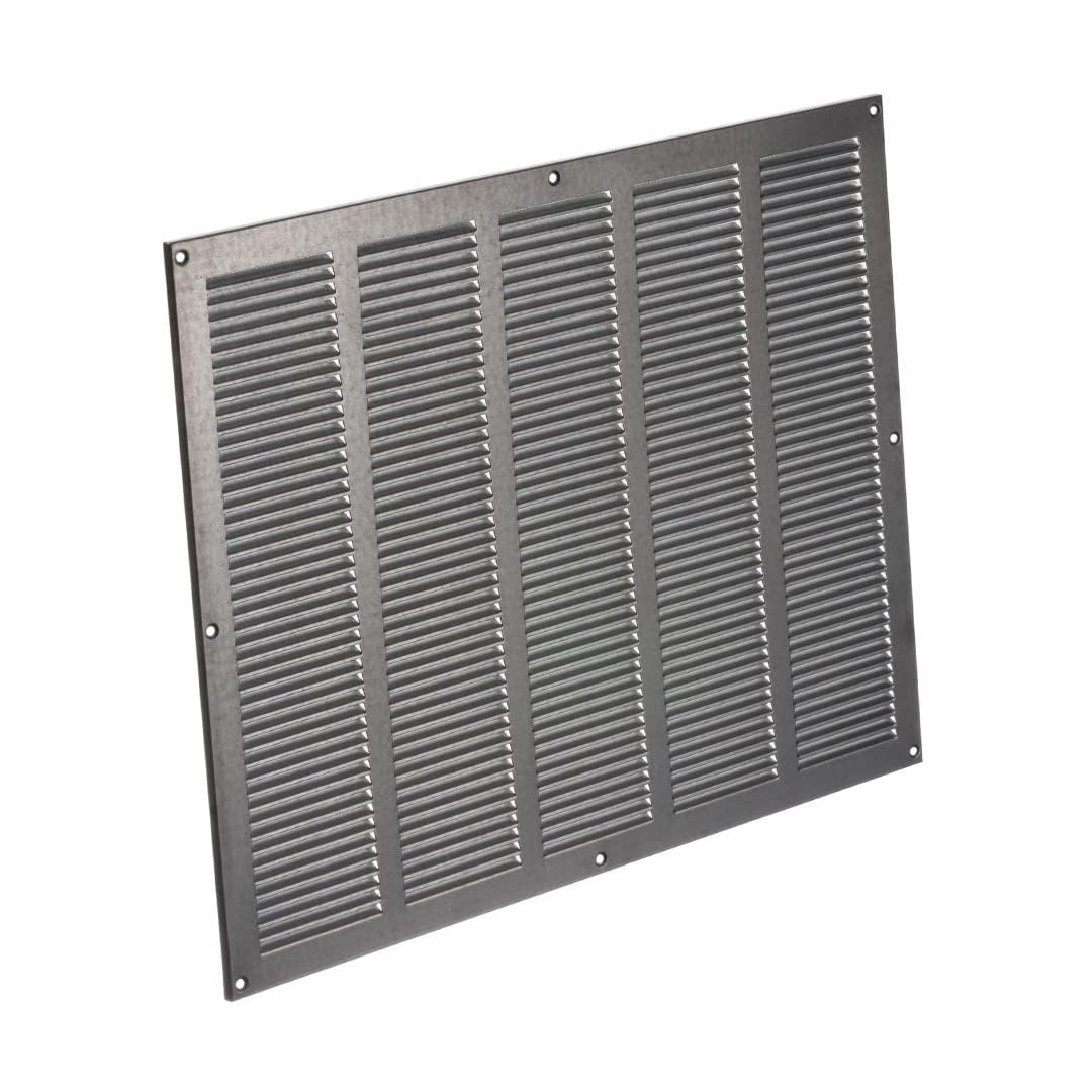 500x400mm / 20x16" inch Galvanised Metal Air Vent Grille Cover with Insect Mesh - Ventilation Cover