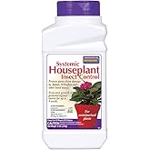 Bonide Systemic Houseplant Insect Control, 8 oz Ready-to-Use Granules for Indoors and Outdoors, Protects Plants from Insects