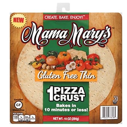 Mama Mary S Gluten Free Pizza Crusts 10 Ounce Amazon Com Grocery Gourmet Food