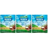 Hidden Valley Buttermilk Ranch Salad Dressing &amp; Seasoning Mix, Gluten Free - Pack of 3