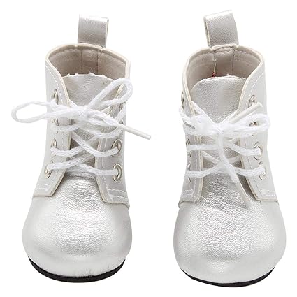 arriba Pretty 18 Inch Doll Accessories fit for 18 Inch Doll Sneaker Accessory(None White)