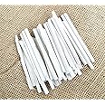 AnNafi® Chalk Pencils Edible | Raw Simple White Slate Pencil Edible Chalk Slate For Writing | Drawing Chalk Box Set For Kids in Bulk | Chalkboard Markers Dustless Eatable Stone Pencils (60)