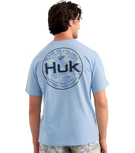 Amazon.com: HUK Mens Fishing Graphic Tee, Performance Short Sleeve