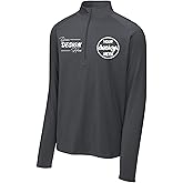INK STITCH Men St850 Custom Printing Add Logo Image Texts Stretch Quarter Zip Up Pullover