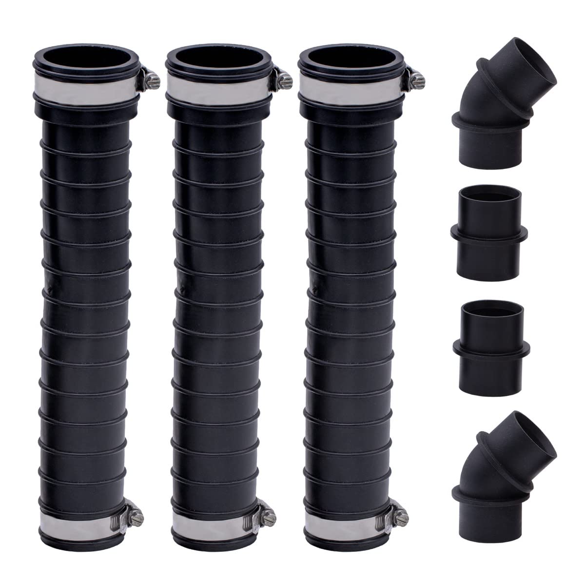 Fernco QwikFlex 36-in. Flexible Pipe Connector Kit