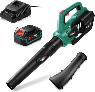 POSENPRO Cordless Leaf Blower 20V 4.0Ah Battery 2 Speed Turbo 580 CFM