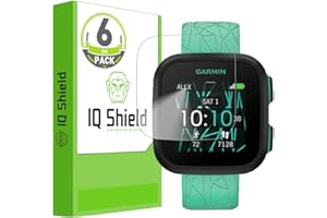 IQShield Screen Protector Compatible with Garmin Bounce (6-Pack) Anti-Bubble Clear TPU Film