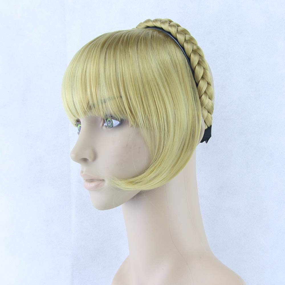 Amazon Com 8 Colors Synthetic Hair Fringe Black Blonde Hairpins