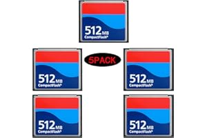 Five Pack 512MB CompactFlash Memory Card Digital Camera Card Industrial Grade Card