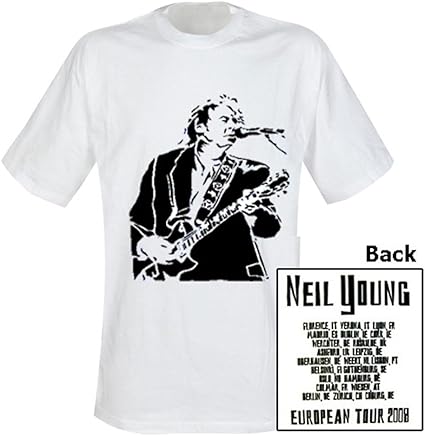 Neil Young T Shirt Tour 2008 In M Amazon De Sport Freizeit