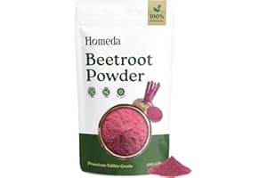 Beetroot Powder Organic (100g) - Raw Beet Root Powder | Gluten-Free Beet Juice | Poudre de betterave Beets | Vegan Plant Base