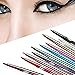 OR Pure 12 Colors Eyeliner Waterproof Lip Liner Eye Shadows Eyebrow Pen Non-staining Automatic Rotation Cosmetic Pencil Coloring Set Makeup Kit (12Color)
