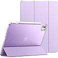JETech Case for iPad Pro 11-Inch M4 2024 (5th Generation), Slim Stand Hard Back Shell Smart Cover with Auto Wake/Sleep (Purple)
