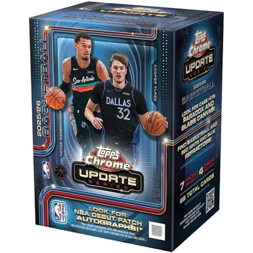2025-26 Topps Chrome Update Basketball Sealed Mega Box (Look For Debut Patches) - View 6