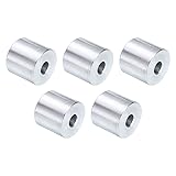 uxcell 5pcs Aluminum Spacer 1/4" Bore x 3/4" OD x
