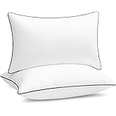 puredown® 12x20 Pillow Inserts Set of 2, Fluffy Overfilled Down Alternative Lumbar Pillows, Soft Plush Decorative Throw Pillows for Couch, Sofa, Bed and Home Decor