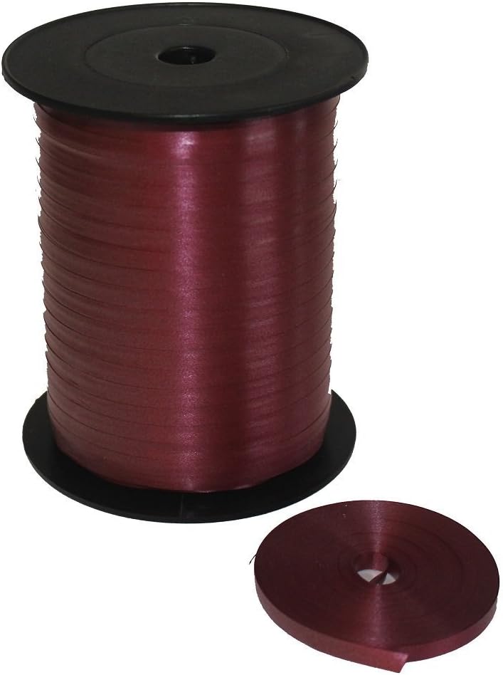 Party_Decor 50m of Burgundy Curling Ribbon (5mm) perfect for