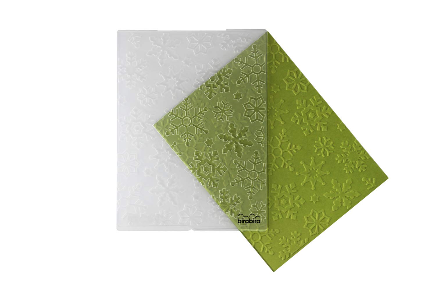 Photo 1 of ***3 PACKS INCLUDED***Bira Craft 4.25" X 5.75" Embossing Folder, Christmas Embossing Folder, Assorted Designs. (Snowflake***3 PACKS INCLUDED***
