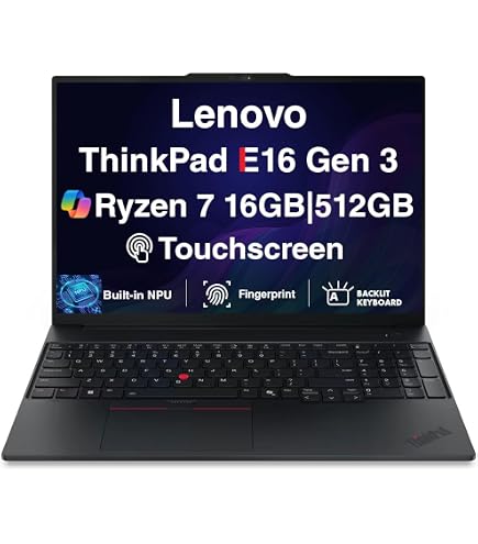 Amazon.com: Lenovo ThinkPad E16 Gen 1 21JN003YUS 16