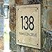 Engraved Stone Address Plaque. These plaques are made from solid, real stone