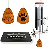 Pet Memorial Gifts for Dogs, Loss of Dog Sympathy Gift Wind Chimes, Pet Loss Sympathy Gift, Bereavement Gifts for Loss of Pet, Dog Remembrance Gift, in Memory of Dog Cat