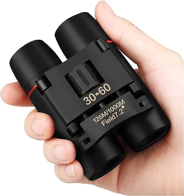 ZIYOUHU Compact 30x60 Binoculars for Adults and Kids,Foldable Lightweight Easy Focus Small Binoculars for Bird Watching Travel Sightseeing Hunting Concert Theater Opera
