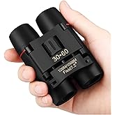 ZIYOUHU Compact 30x60 Binoculars for Adults and Kids,Foldable Lightweight Easy Focus Small Binoculars for Bird Watching Travel Sightseeing Hunting Concert Theater Opera