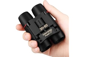 ZIYOUHU 30x60 Binoculars Small Compact Light Binoculars, Suitable for Adults and Children Bird Watching Travel Sightseeing, Waterproof Lightweight Small Binoculars, with Clear Low-Light Vision