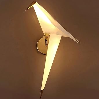 Creative Decoration Applique Murale Lampe Murale Forge Forme D Oiseau Restaurant Chambre Etude Eclairage Led Amazon Fr Luminaires Et Eclairage