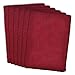 DII Microfiber Multi-Purpose Cleaning Towels Perfect for Kitchens, Dishes, Car, Dusting, Drying Rags, 16 x 19, Set of 6 - Wine