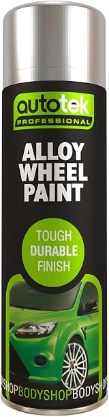 Autotek Alloy Wheel Paint 500 ml Professional Tough Durable Finish Spray