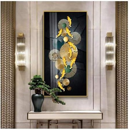 Xswy Peinture Decorative En Porcelaine Pour Porche Motif Fig Shui Amazon Fr Cuisine Maison