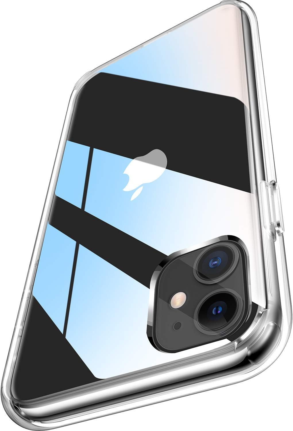 Enflamo Clear Protective Ultra Slim Cover With Hard Back Case Flexible Lightweight Tpu Back Cover, Bumper Cases For Iphone 11 (Iphone 11, 6.1 Inch, Crystal Clear)