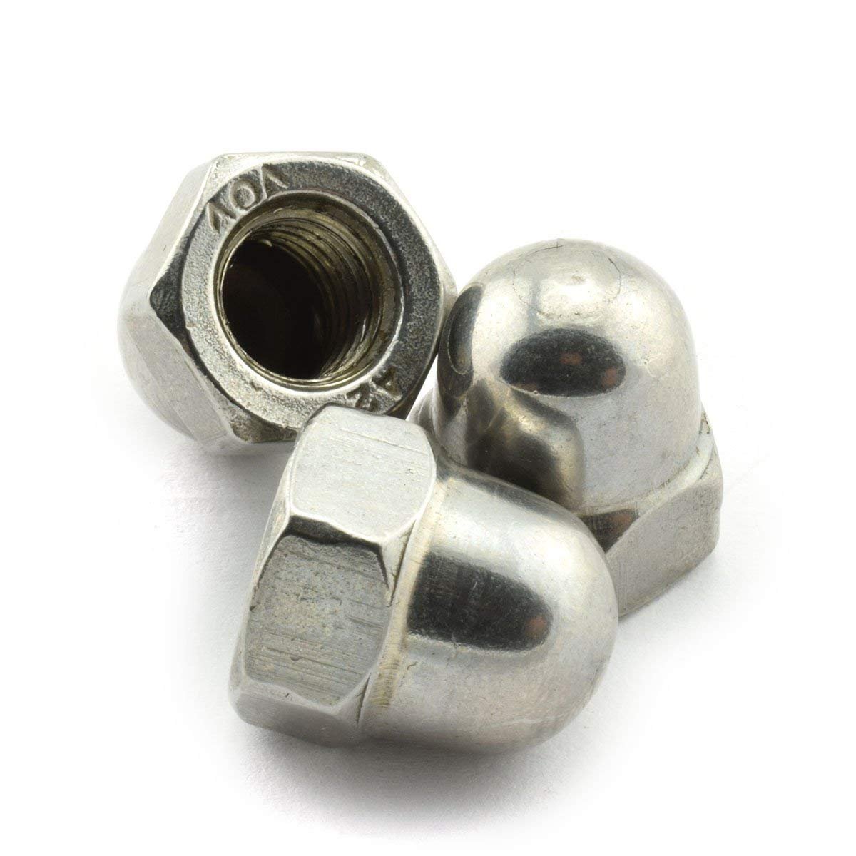 Kinpar 85pcs M3 M12 Hex Acorn Nuts 304 Stainless Steel Hexagon Decorative Cap Nut Acorn Dome Head Nuts Screws Bolts Tillescenter Nut Bolt Assortment Sets Fasteners