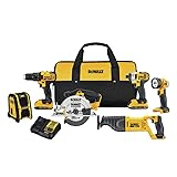 DEWALT 20V MAX Combo Kit, Power Tool Combo
