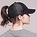 FURTALK Womens Messy Bun Ponytail Mesh Outdoor Trucker Hat Adjustable Snapback Blank Baseball Cap Hat